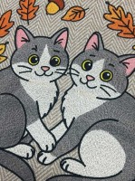 Вышивка котиков