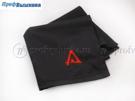 Черные салфетки с логотипом на заказ