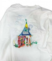 Вышивка по детскому рисунку