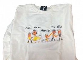 Детский рисунок на свитшоте