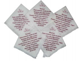 Вышивка на платочках