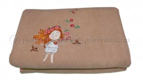 Вышивка на пледах