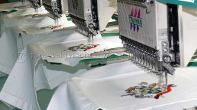 Вышивка на салфетках