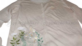 Вышивка на кофтах