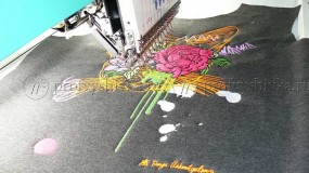 Вышивка на крое