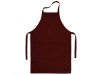 Фартук с грудкой, коричневый