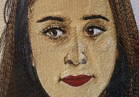 Вышивка портрета в подарок