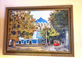 Вышивка картины в подарок на 8 марта