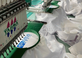 Вышивка на спортивном халате