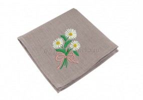 Вышивка ко Дню Влюбленных на салфетках