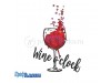 Дизайн для вышивки «Wine o clock»