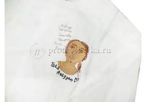 Вышивка по оригинальному рисунку ребёнка