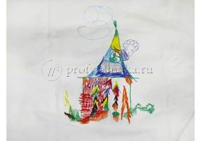 Вышивание изображения, созданного ребёнком