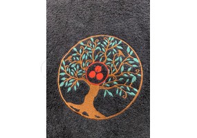 Вышивка на махре «Дерево»