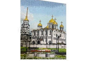Машинная вышивка Храма