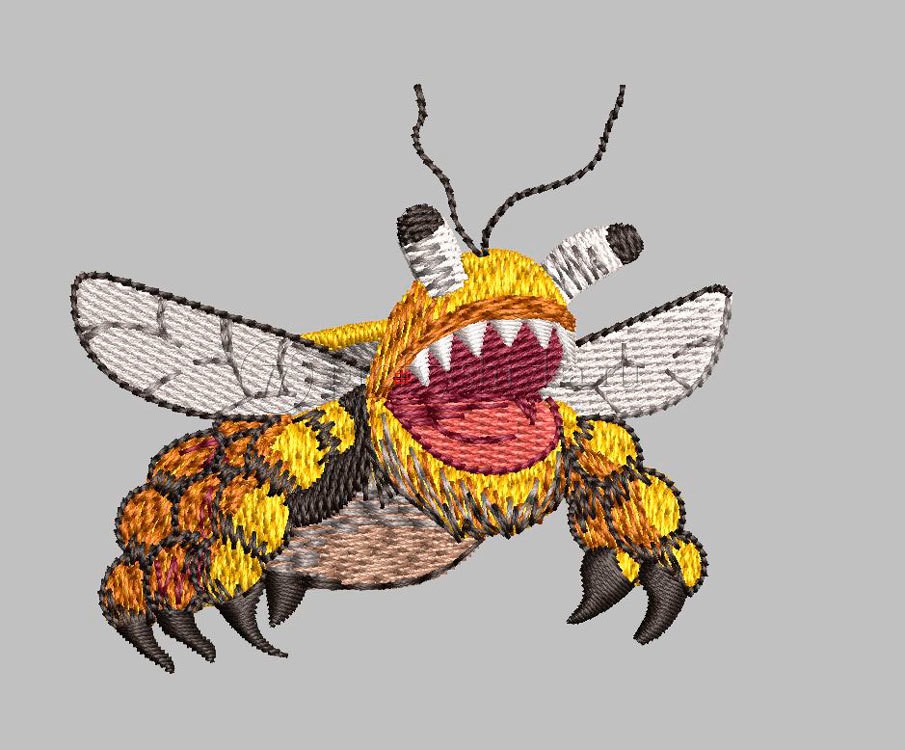 Дизайн для вышивки «Пчела Зузу»