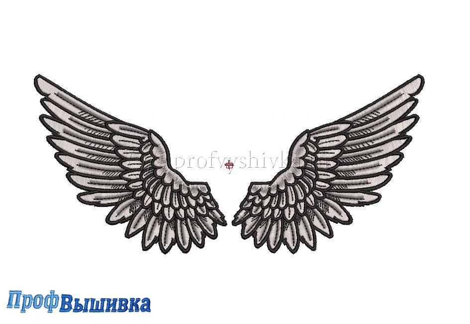Дизайн для вышивки «Крылья»